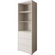 Meubella - Boekenkast Gideon - Wit - 60 cm