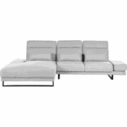 IKAST - Hoekbank - Lichtgrijs - Rechtszijdig - Polyester