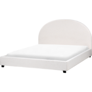 VAUCLUSE - Tweepersoonsbed - Gebroken wit - 160 x 200 cm - Stof