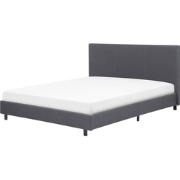 ALBI  - Tweepersoonsbed - Grijs - 160 x 200 cm - Polyester