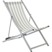 LOCRI  II - Strandstoel - Lichtgrijs - Polyester