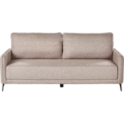 HEMING - Slaapbank 3-zits - Lichtbruin - Polyester