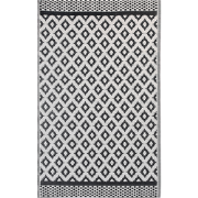 THANE - Outdoor kleed - Zwart - 120 x 180 cm - Polypropyleen