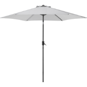 VARESE - Parasol - Lichtgrijs - 270 cm - Polyester
