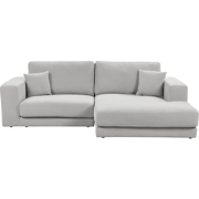 LOFOTEN - Driezitsbank - Lichtgrijs - Linkszijdig - Polyester