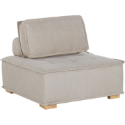 TIBRO - Fauteuil - Lichtbeige - Polyester