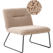 COTULLA - Fauteuil - Beige - Bouclé
