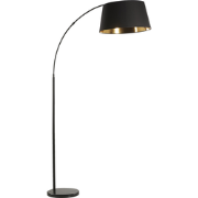 YABUS  - Staande lamp - Zwart - Metaal