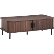 BRADLEY - Salontafel - Donkerbruin - MDF