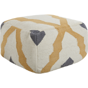 ZEUGMA - Poef - Lichtbeige - Wol
