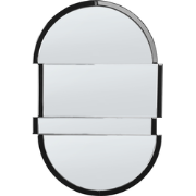 MICHERY - Wandspiegel - Zwart - 60 x 90 cm - Glas