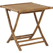 MOLISE  - Tuintafel - Lichte houtkleur - 70 x 70 cm - Bamboehout