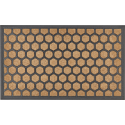 TANDYKUL - Deurmat - Natuurlijk/Zwart - 45 x 75 cm - Polyester