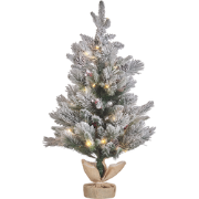MALIGNE - Kerstboom - Groen - 90 cm - Synthetisch materiaal