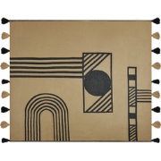 THAPREK - Plaid - Beige - 130 x 170 cm - Acryl