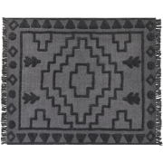 CHACK - Deken - Donkergrijs - 200 x 220 cm - Katoen