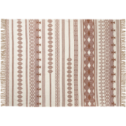 JORHAT - Plaid - Bruin - 130 x 180 cm - Katoen