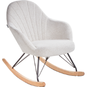 SKALE - Schommelstoel - Wit - Polyester