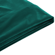 FITOU - Bekleding bed - Smaragdgroen - 180 x 200 cm - Fluweel