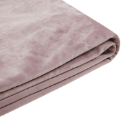 FITOU - Bekleding bed - Roze - 180 x 200 cm - Fluweel