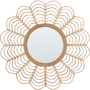 TUMBIT - Wandspiegel - Natuurlijk  - Bamboehout