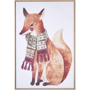 MUCCIA - Wanddecoratie - Bruin - Polyester