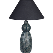 MATINA - Tafellamp - Donkerblauw/Zwart - Keramiek