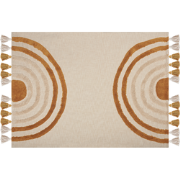 MATHURA - Plaid - Beige - 130 x 180 cm - Katoen