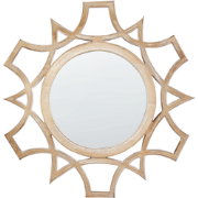 ZAPOPAN - Spiegel - Lichte houtkleur - MDF