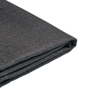 FITOU - Bekleding bed - Zwart - 140 x 200 cm - Polyester