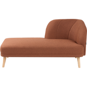 TANLAY - Chaise longue - Goudbruin - Polyester