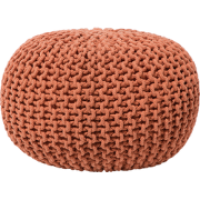 CONRAD  - Poef - Koper - 50 cm - Katoen