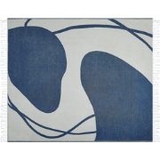 HAPREK - Plaid - Wit - 130 x 170 cm - Polyester