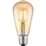 Edison Vintage LED filament lichtbron Drop - Amber - ST64 Deco - Retro...