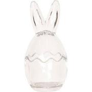 Clayre & Eef Voorraadpot Glas Haas
