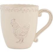 Clayre & Eef Mok Beige Keramiek Kip