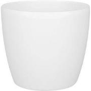 Bloempot Brussels rond 22 cm wit