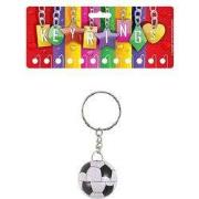 12 Stuks - Metalen Voetbal Sleutelhangers - Uitdeelcadeautjes - Uitdee...