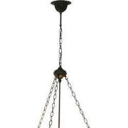 Lumilamp Snoerpendel Ketting Tiffany Bruin IJzer