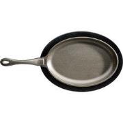 Gietijzeren pan met afneembare handgreep