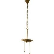 Lumilamp Snoerpendel Ketting Tiffany Bruin IJzer