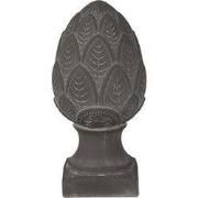 Clayre & Eef Beeld Dennenappel Grijs Steen