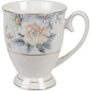Clayre & Eef Mok Beige Roze Porselein Bloemen