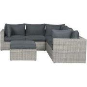 Silverbird lounge set 4-dlg vintage willow H dia. 6mm/ r. black