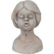 Clayre & Eef Buste Meisje Beige Steen