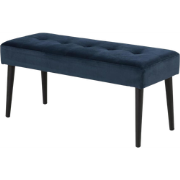 Danique velvet bankje donkerblauw - 95 x 38 cm