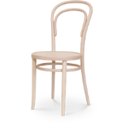 Vienna Thonet No. 14 houten bistrostoel whitewash