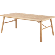 Gwen houten eettafel naturel visgraat - 200 x 100 cm