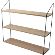 Cara houten wandrek naturel - 60 x 54 cm