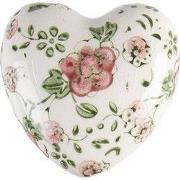 Clayre & Eef Decoratie Roze Beige Keramiek Bloemen